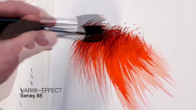 Amazon.com: da Vinci Watercolor Watercolor Brush, Black